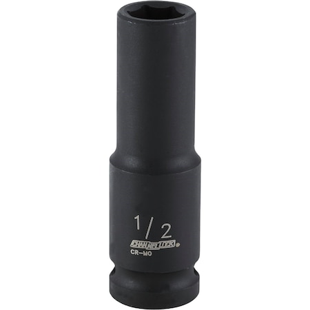 Channellock 1/2 In. Drive 1/2 In. 6-Point Deep Standard Impact Socket 313270
